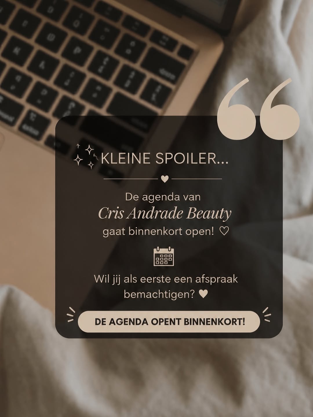Boek als eerste een afspraak bij Cris Andrade Beauty