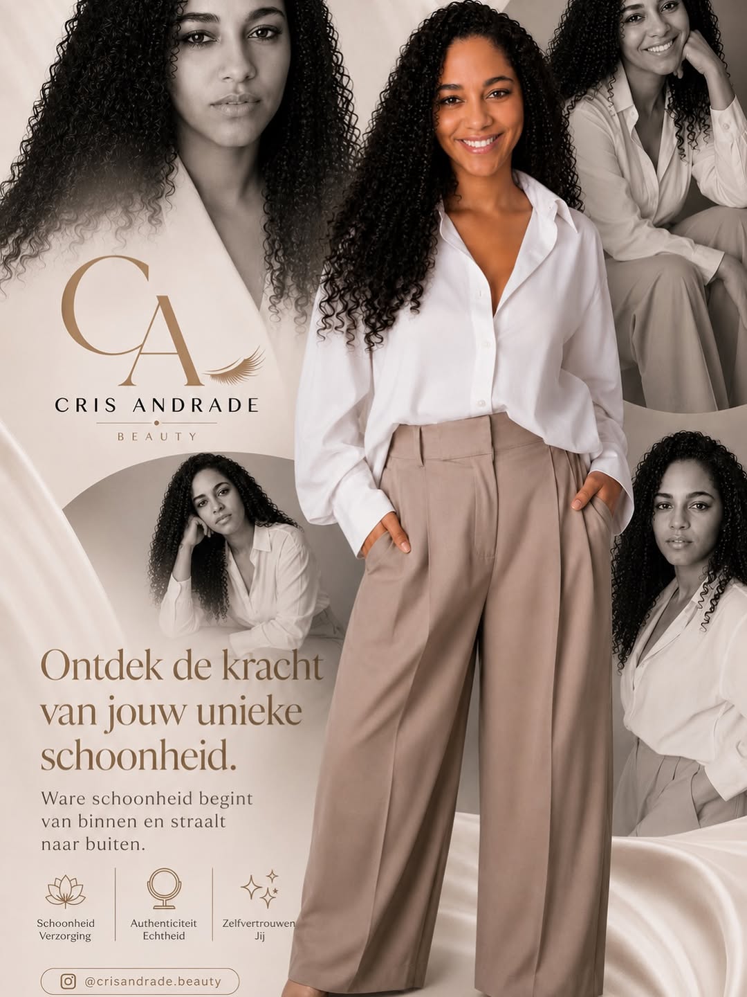 Elegante en verzorgde uitstraling — het werk van Cris Andrade Beauty